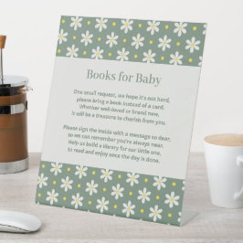 Expositor En L Daisy Baby Shower Book Request