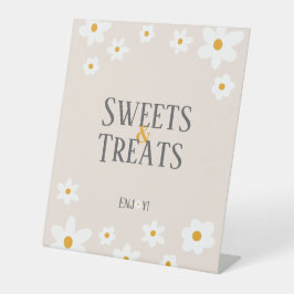 Expositor En L Daisy Rótulo de golosinas y golosinas