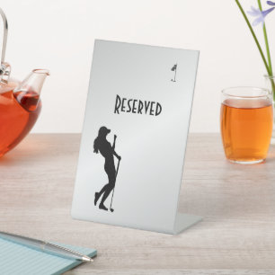 Expositor En L Damas de golf reservadas