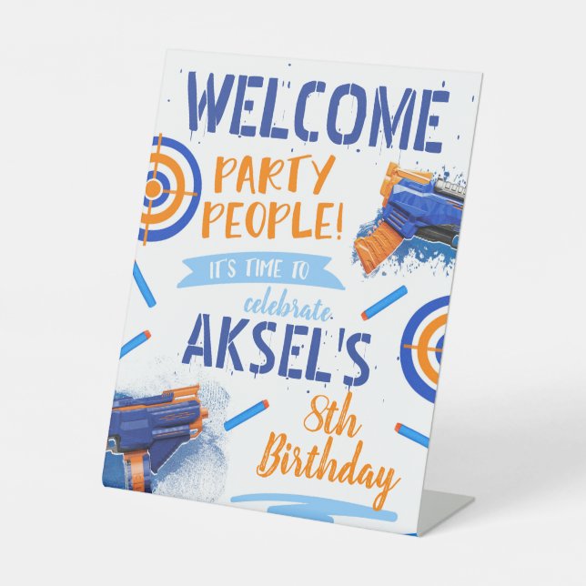 Expositor En L Dart Gun Welcome Poster | Fiesta Dart (Anverso)