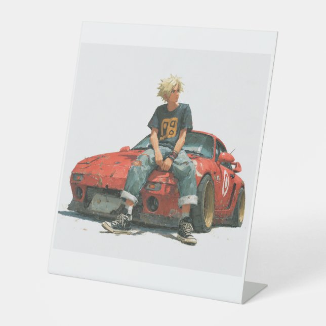 expositor en l de coche modificado (Anverso)