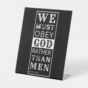 Expositor En L debemos obedecer a Dios antes que a los hombres