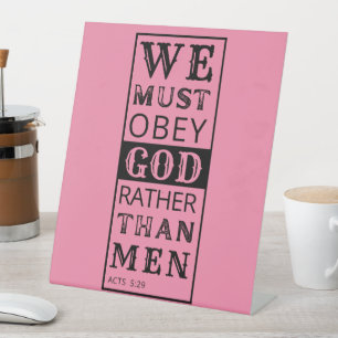 Expositor En L debemos obedecer a Dios antes que a los hombres He
