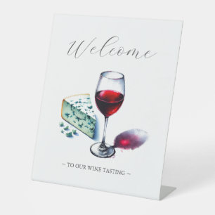 Expositor En L Decoración de quesos y Rótulos de vino