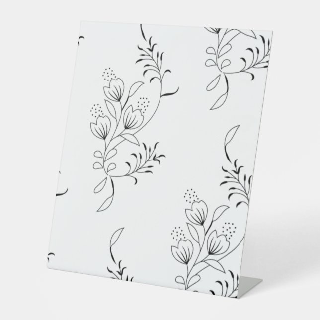 Expositor En L Decorative, Soapstone, Bianca Pedestal Sign (Anverso)