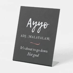 Expositor En L definición de malayalam tshirt ayyo