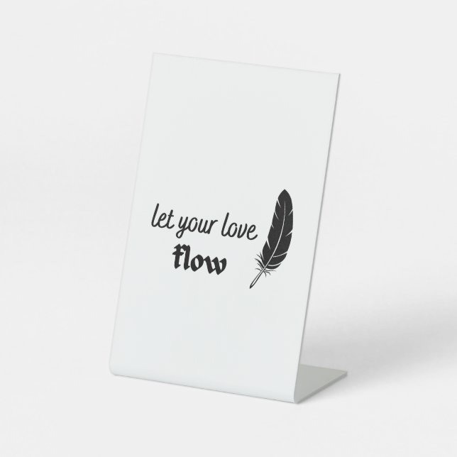 Expositor En L Deja que tu amor fluya (Anverso)