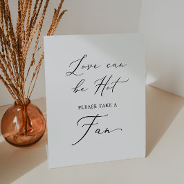 Expositor En L Delicada caligrafía El amor puede ser un ventilado