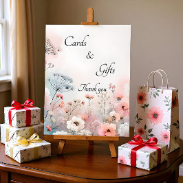 Expositor En L Delicadas Tarjetas y Regalos Florales de Encaje de