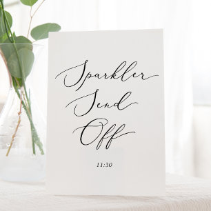 Expositor En L Delicado Boda negro Sparkler Enviar