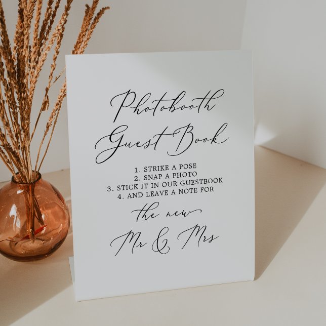 Expositor En L Delicado libro de invitado de gafas con caligrafía (Subido por el creador)