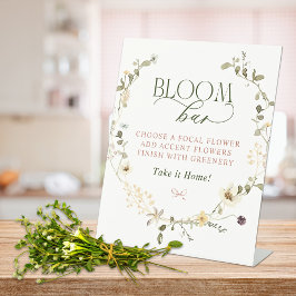 Expositor En L Delicioso cuento de hadas Jardín y Bows Bloom Bar