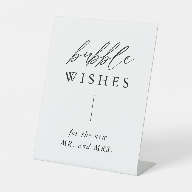 Expositor En L Deseos de burbuja caligráfica rusa despegan (Anverso)