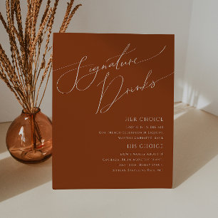 Expositor En L Desierto caprichoso Bebidas Terracotta Signature