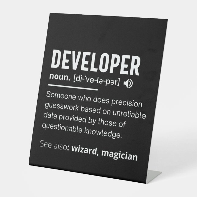 Expositor En L Developer Dictionary Definition Funny developers (Anverso)