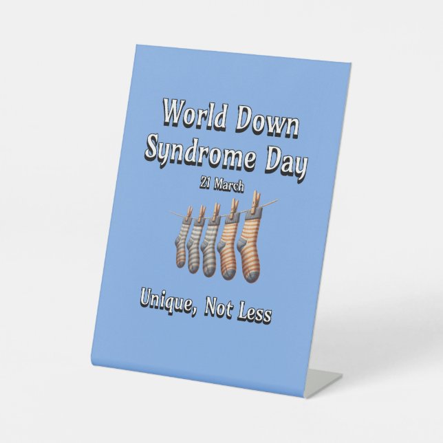 Expositor En L Día Mundial del Síndrome de Down. No menos (Anverso)