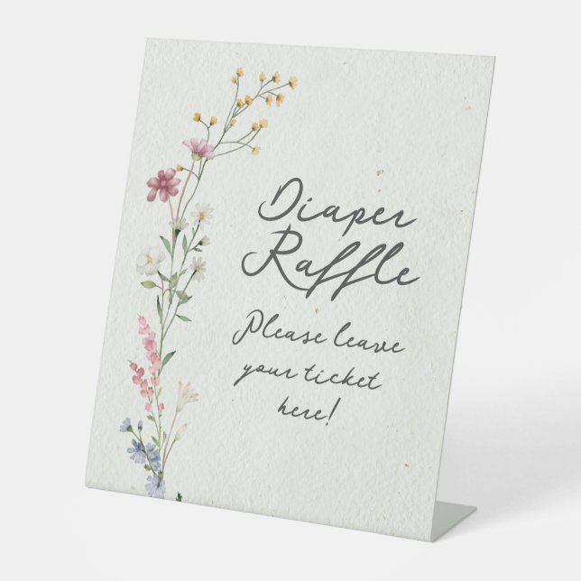 Expositor En L Diaper Raffle (Anverso)