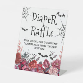 Expositor En L Diaper Raffle Bats Halloween Baby Shower
