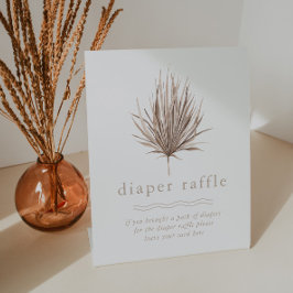 Expositor En L Diaper Raffle Boho Beach Baby Shower
