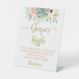 Expositor En L Diaper Raffle succulent