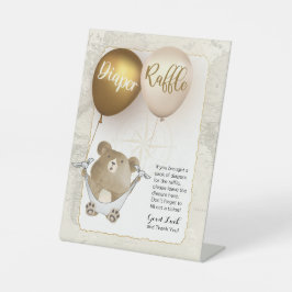 Expositor En L Diaper Raffle Tabletop Rótulo