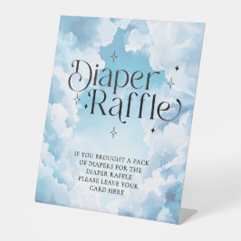 Expositor En L Diaper RaffleHeaven enviado Baby Shower