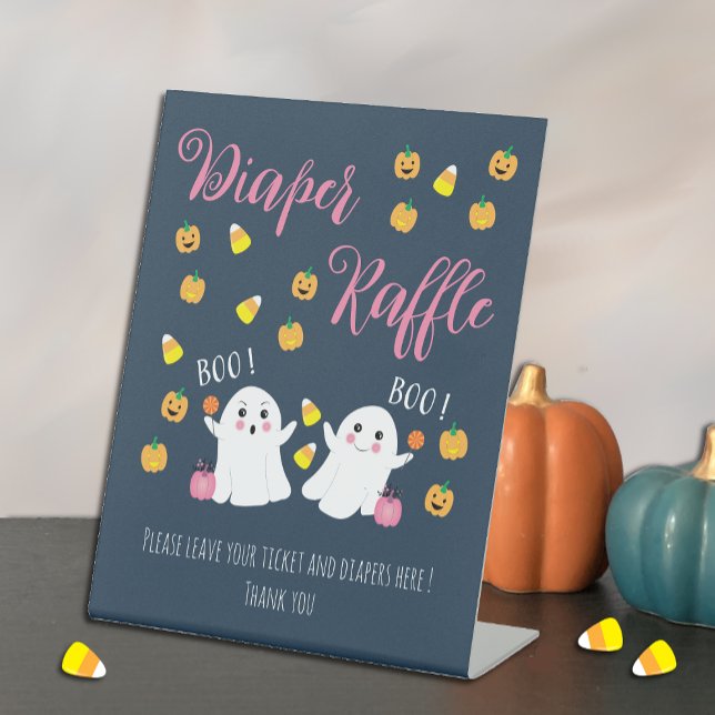 Expositor En L Diaper temático de Halloween Raffle Rótulo azul os (Subido por el creador)