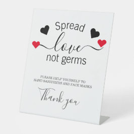 Expositor En L Difundir amor no gérmenes Seguridad Boda