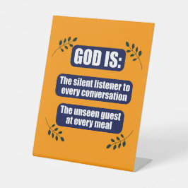 Expositor En L Dios siempre está presente escuchando silenciosame