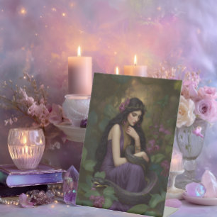 Expositor En L Diosa Lilith La Reina Serpiente Despierta Retrato