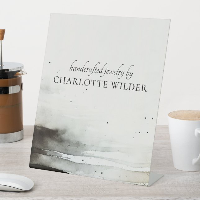 Expositor En L Diseñador de joyas de acuarela de abstracto artíst (In Situ)