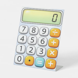 Expositor En L Diseño Clásico de Calculadora Matemática para Día 