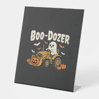 Expositor En L Diseño de Bulldozer Fantasma de Halloween Boo-Doze