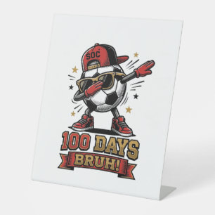 Expositor En L Diseño de camiseta de fútbol Dabbing de 100 días B