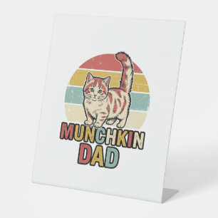 Expositor En L Diseño de camiseta vectorial para papá Munchkin am