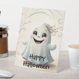 Expositor En L Diseño de Halloween de amigo fantasmal adorable