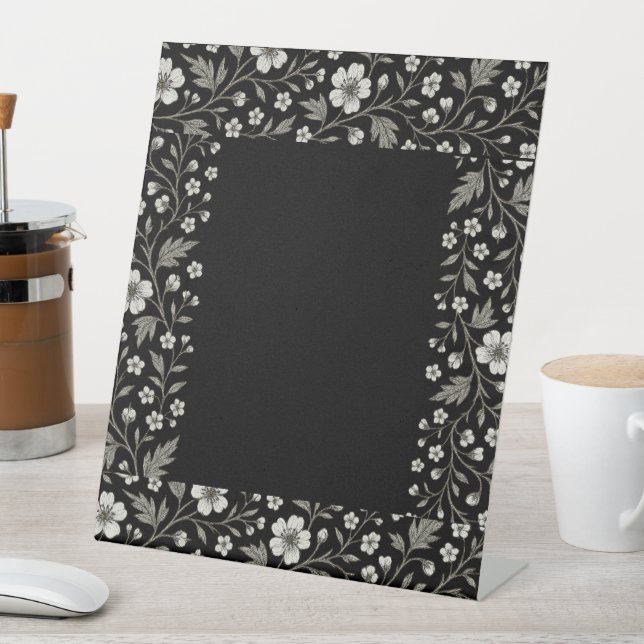 Expositor En L Diseño de límites florales de espina dorsal negra (In Situ)