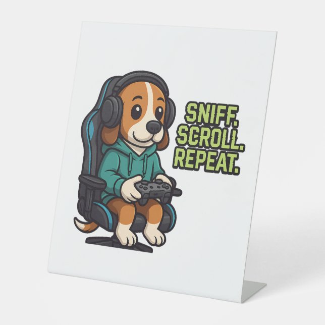 Expositor En L Diseño de perros para el juego Beagle Personalizad (Anverso)