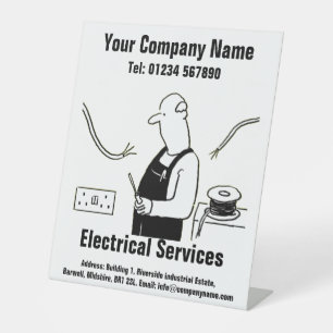 Expositor En L Diseño de Personalizado de servicios eléctricos