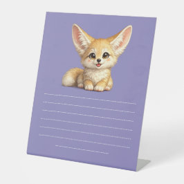 Expositor En L Diseño de vibraciones positivas de zorro fennec fe