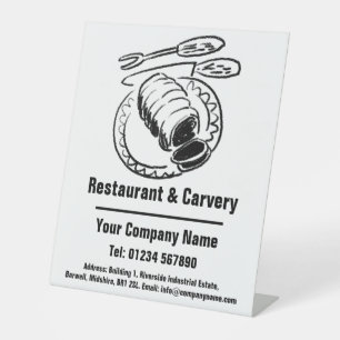 Expositor En L Diseño Personalizado de restaurante y carvery