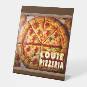 Expositor En L Diseño Pizza Pizzeria