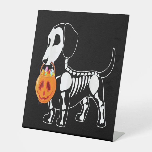 Expositor En L Disfraz de perro de Halloween (Anverso)