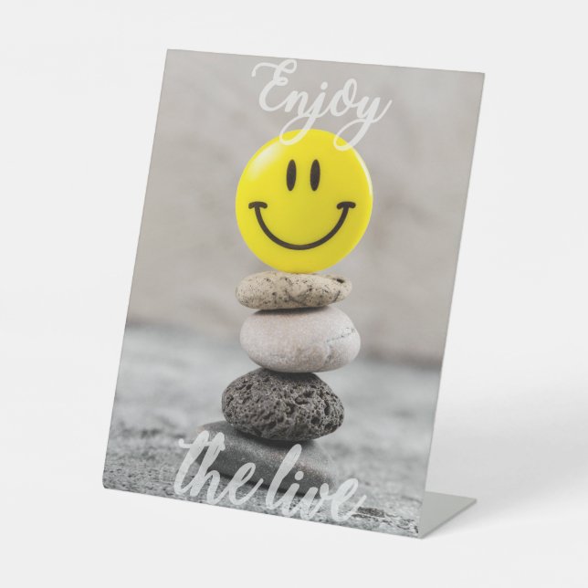 Expositor En L ¡Disfruten de la vida! (Anverso)