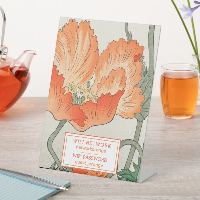 Expositor En L Disquetera naranja - Información de invitado de co (In Situ)