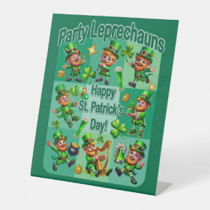 Expositor En L Diversión de San Patricio Adorable "Fiesta Leprech