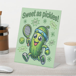 Expositor En L Divertido Lindo Dulce como los Pickles Pickleball