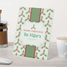 Expositor En L ¡DIVERTIDO! Navidades Rótulo Pedestal-Personalizad