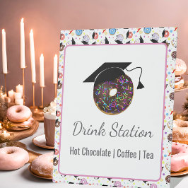Expositor En L Donas y Grados Estación de Bebidas de Graduación
