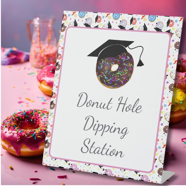Expositor En L Donuts y grados de graduación Donut Dipping (Subido por el creador)